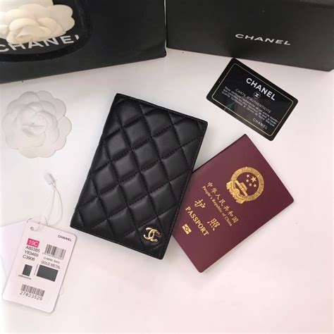 chanel passport holder replica|chanel card holder zip wallet.